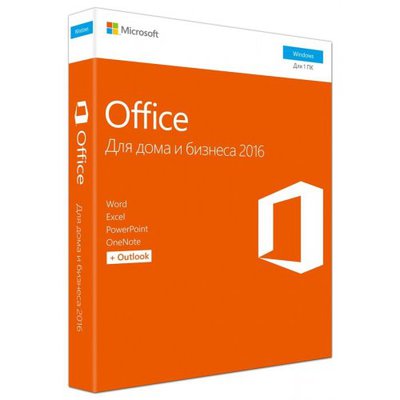 Office 2016 для дому та бізнесу, RUS, Box-версія (T5D-02703) розкрита упаковка