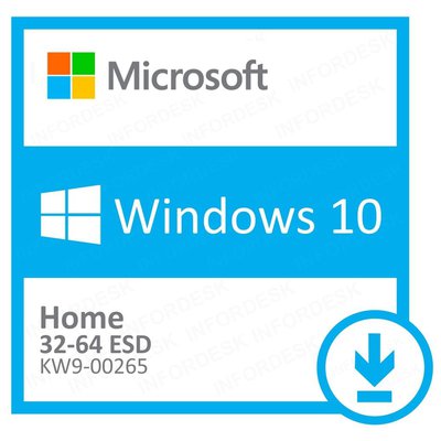 Windows 10 Домашня 32/64-bit на 1ПК (ESD) (KW9-00265)